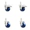 Service Caster 3 Inch 316SS Solid Polyurethane 1/2 Inch Threaded Stem Caster Lock Brake SCC, 2PK SS316TSTTL20S314-SPUS-121315-2-S2 - alternate 1